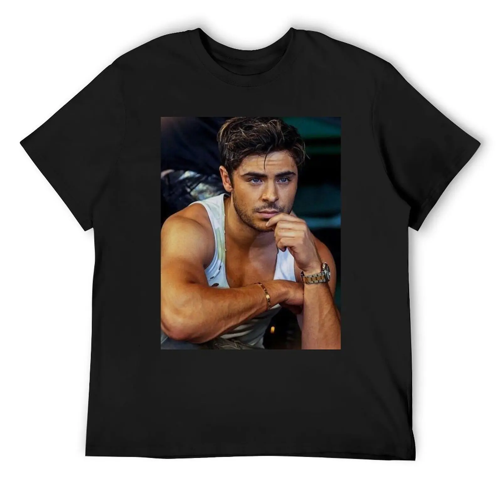 

Zac Efron Model T-Shirt designer shirts sports fans blacks boys whites compression shirt men