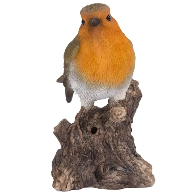 

Resin lovely bird garden statue on tree stump