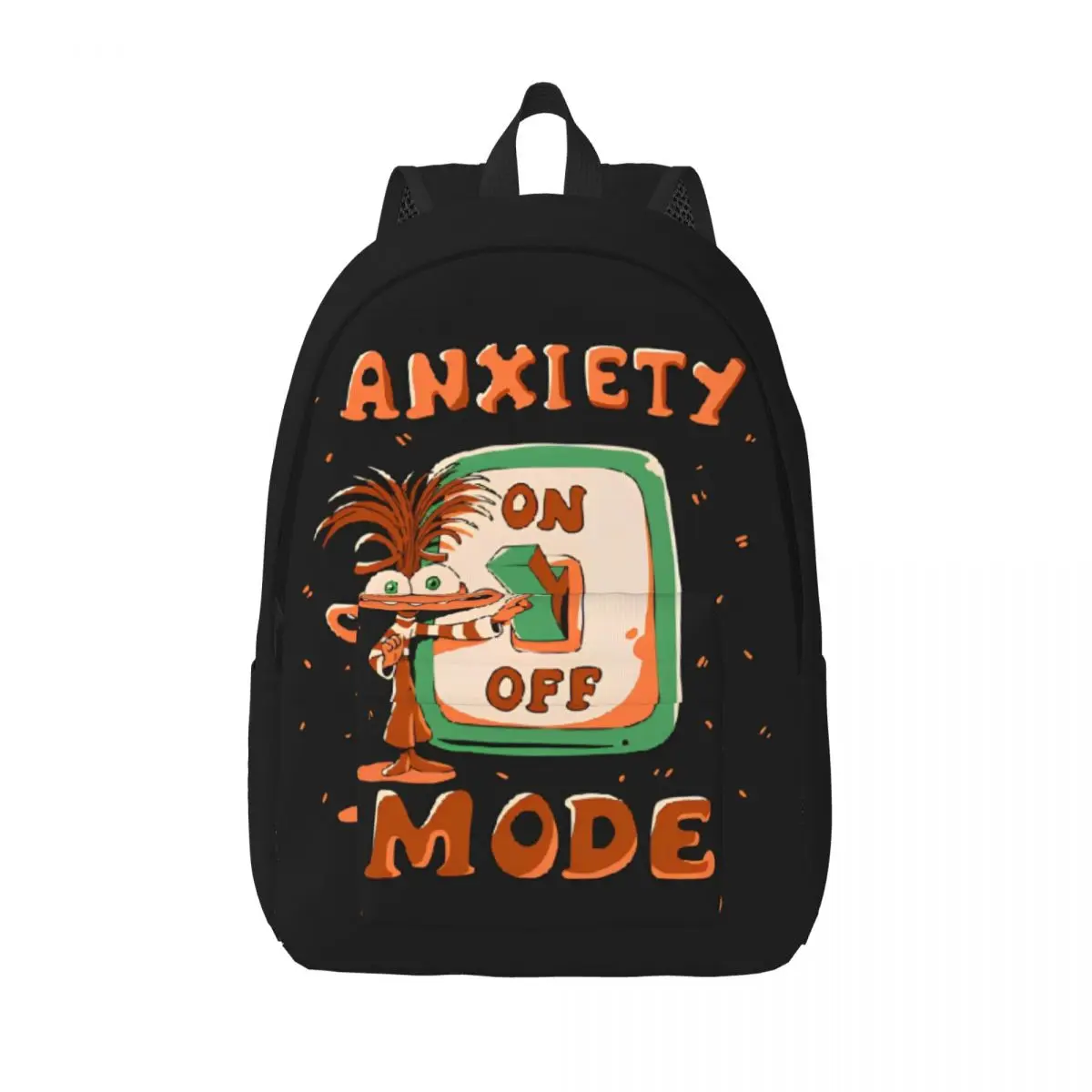 

Anxiety Mode Inside Out 2 Backpack Elementary High College School Student Movie Cartoon Bookbag Men Women Daypack Travel