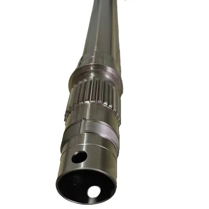 CNC Precision Machined and QPQ Hardened 42CrMo Spline Shaft Hollow Thin-wall Spline Shaft for Front Rotor