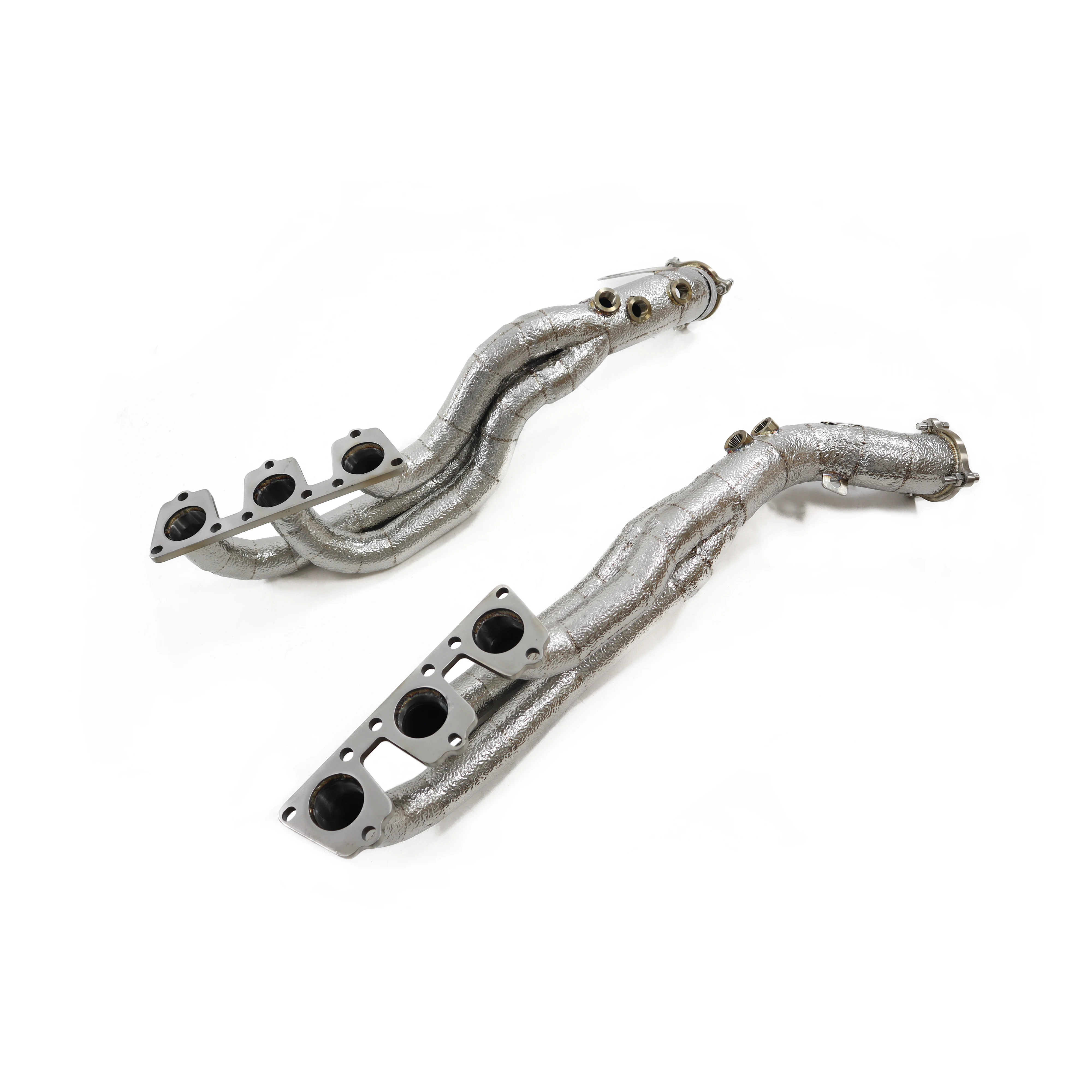

OUCHI Exhaust System High Flow Performance Headers For Audi S4 S5 B8 3.0T With Heat Shield Racing