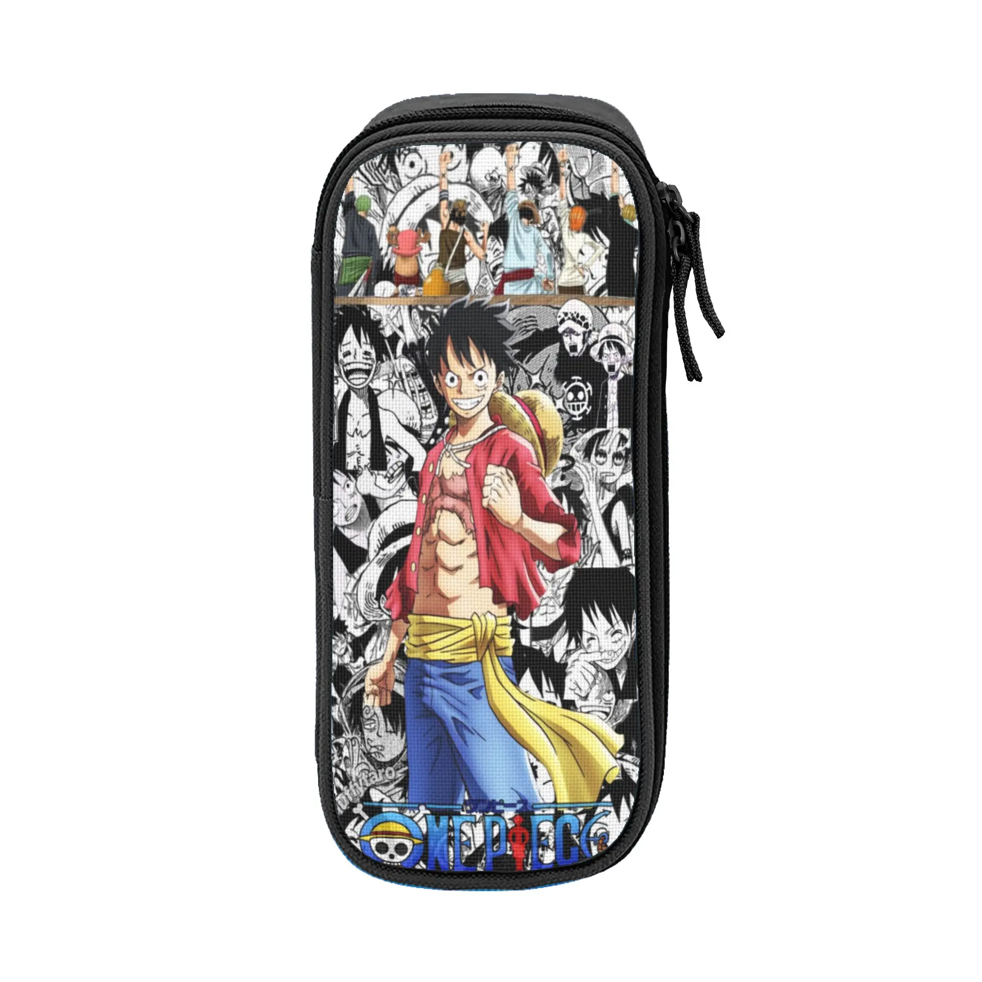 

Cute o-one-piece-e onepiece luffys Pencil Case Pencilcases Pen for Girls Boys Large Storage Bag Office Gifts Stationery