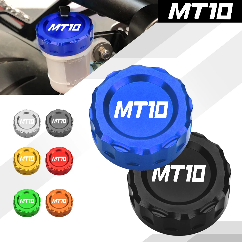 

For YAMAHA MT10 MT 10 MT-10 2015-2019 2016 Motorcycle Accessories CNC Rear Brake Fluid Reservoir Cap Cylinder Cover Aluminum
