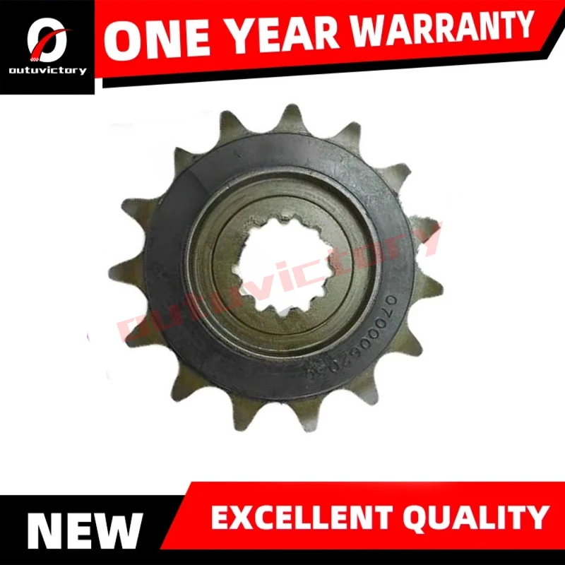 15T Silent Durable Motorcycle Front Sprocket Chain Wheel Fly Wheel Pinion For CFMOTO 450MT 450mt 450 MT