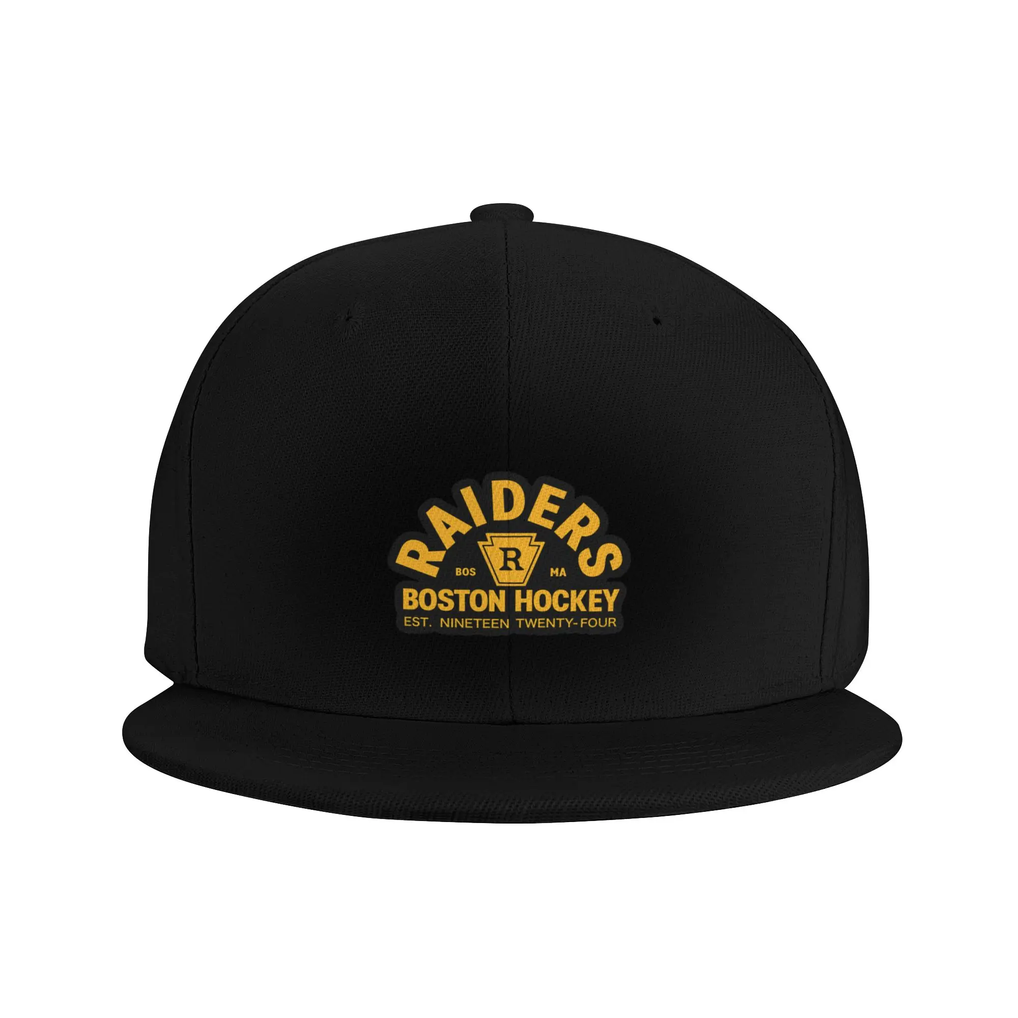 Fashion Boston Raiders Team Badge Flat Brim Sun Hat  Denim Outdoor Hat Hat Women's