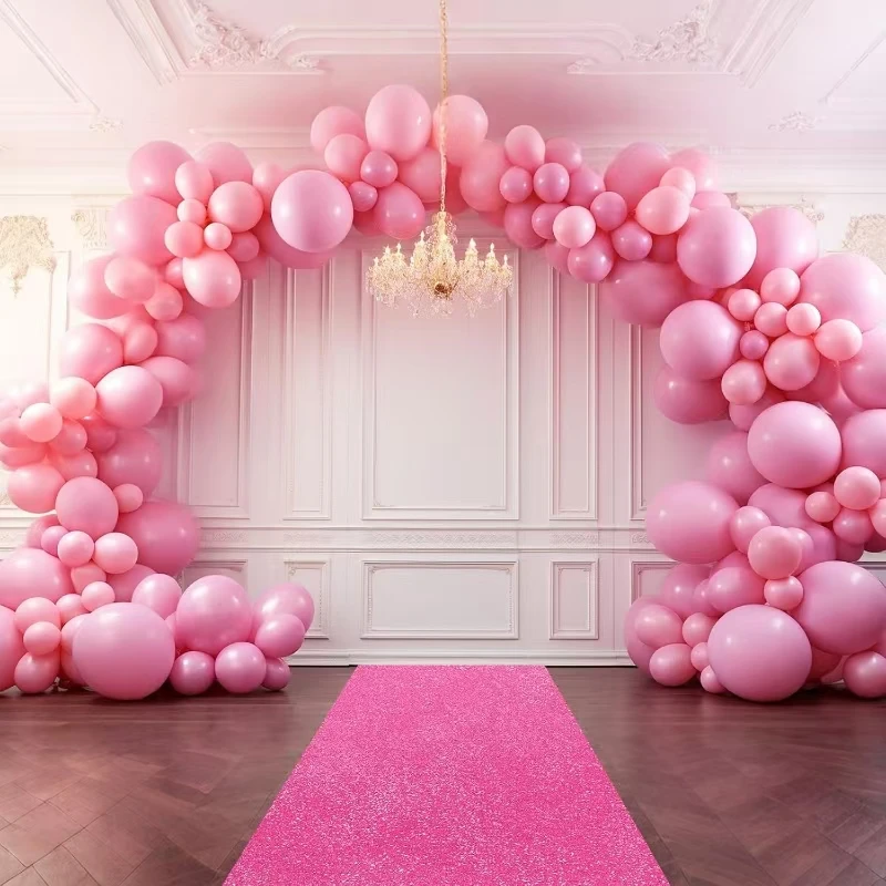Flashing Red Carpet Runway Carpet Wedding, Christmas Thanksgiving Indoor and Outdoor Accessories, Wedding Party Corridor Carpet - view 3