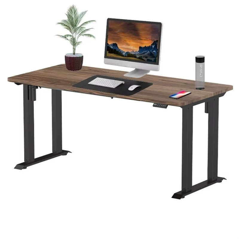 

Four-legged oversized table, four-legged dual-motor sit-up desk, can accommodate electric standing desk racks