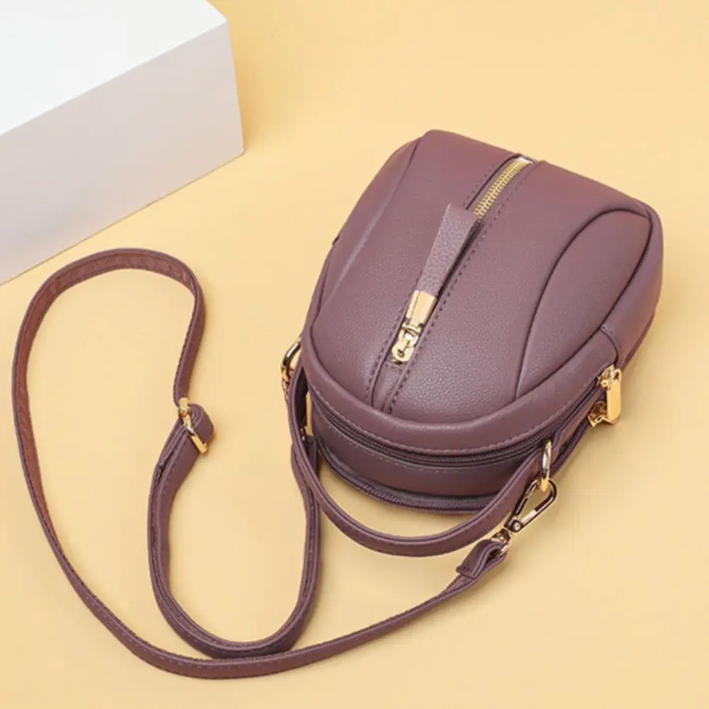 

Большая вместительная женская сумка через плечо для телефона, многослойная женская сумка из искусственной кожи на плечо, модный кошелек для мобильного телефона INS