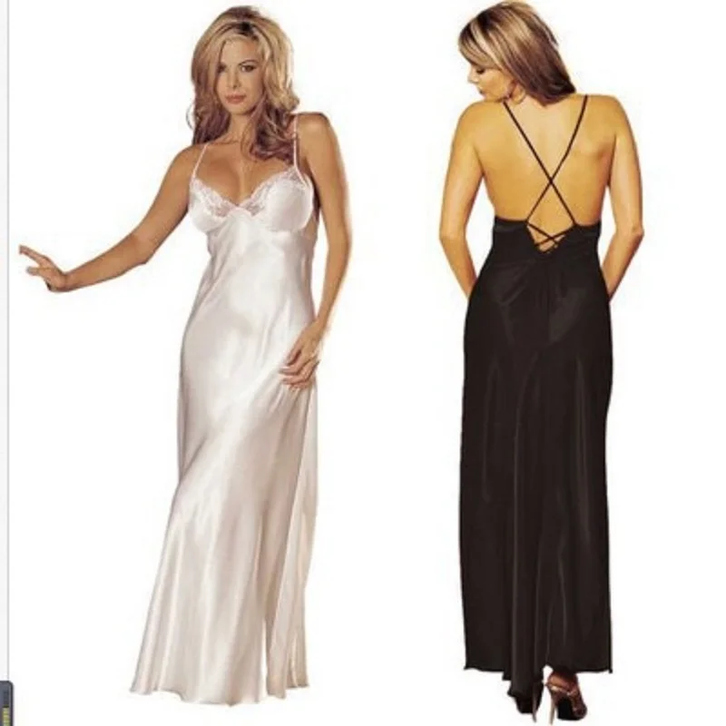 シルクサテン スリップ セクシー ドレス ネグリジェ 調節可能なストラップ マルチサイズ ランジェリーセット エレガント パジャマ