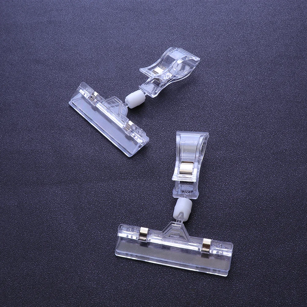 10 قطعة مقاطع التسمية 11 سنتيمتر T-شكل البلاستيك الشفاف شارة السعر أصحاب لسوبر ماركت متجر بيع بالتجزئة رفوف تصميم شفاف #5