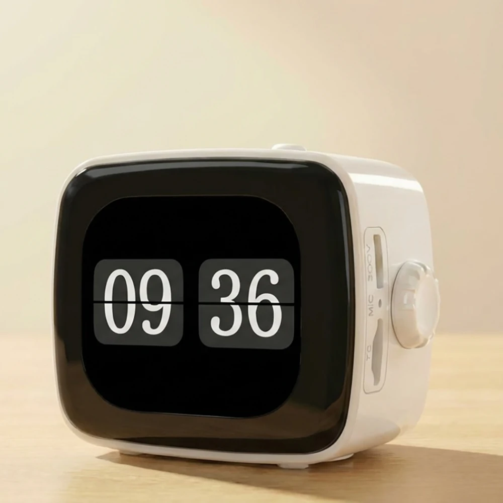 Portable Digital Alarm Clock Bluetooth Speaker Touch Screen Rechargeable Travel Home Office  Kitchen Living Room Décor