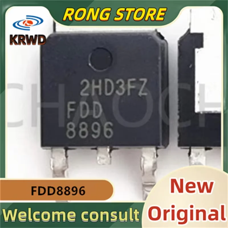 (10PCS)  New and Original Chip IC FDD8896 8896 TO-252
