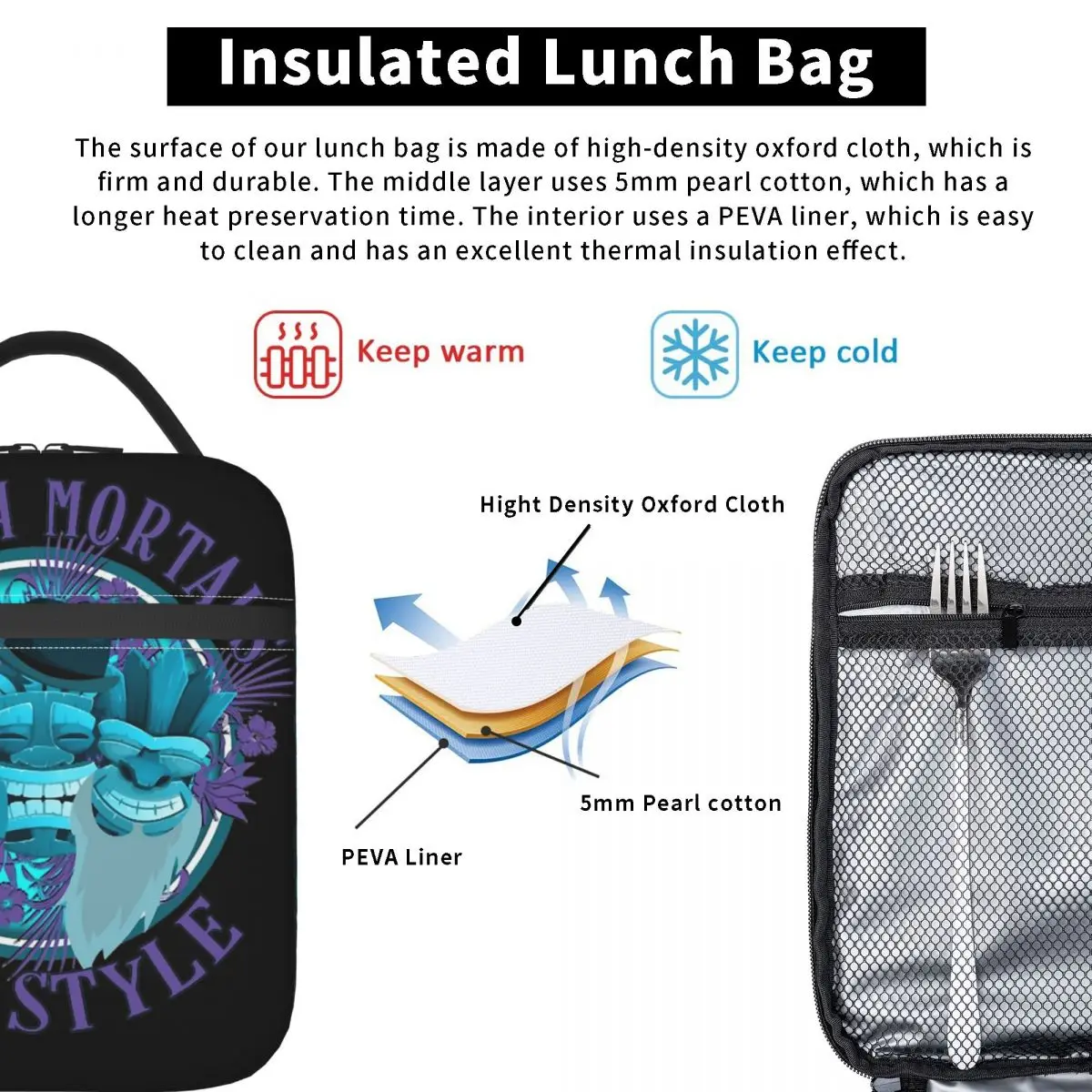 Spukhaus Herrenhaus Komödie Film wärme isolierte Lunch-Tasche für Schule tragbare Lebensmittel beutel Behälter Thermo kühler Lunchboxen