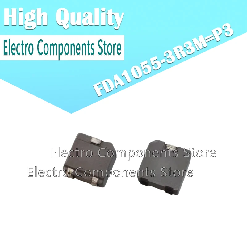 5PCS FDA1055-3R3M=P3 Inductor Power Shielded Wirewound 10x10x5 3.3uH 11.7A