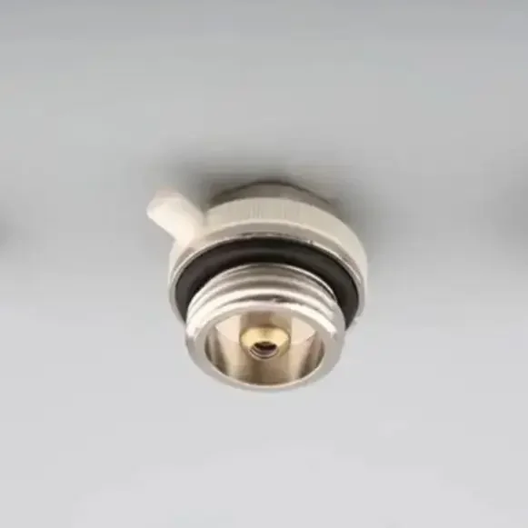 

1/5PCS 1/2" Radiator Exhaust Valve Brass And Stainless Steel For Continuously Vents Air From Water Heating Systems