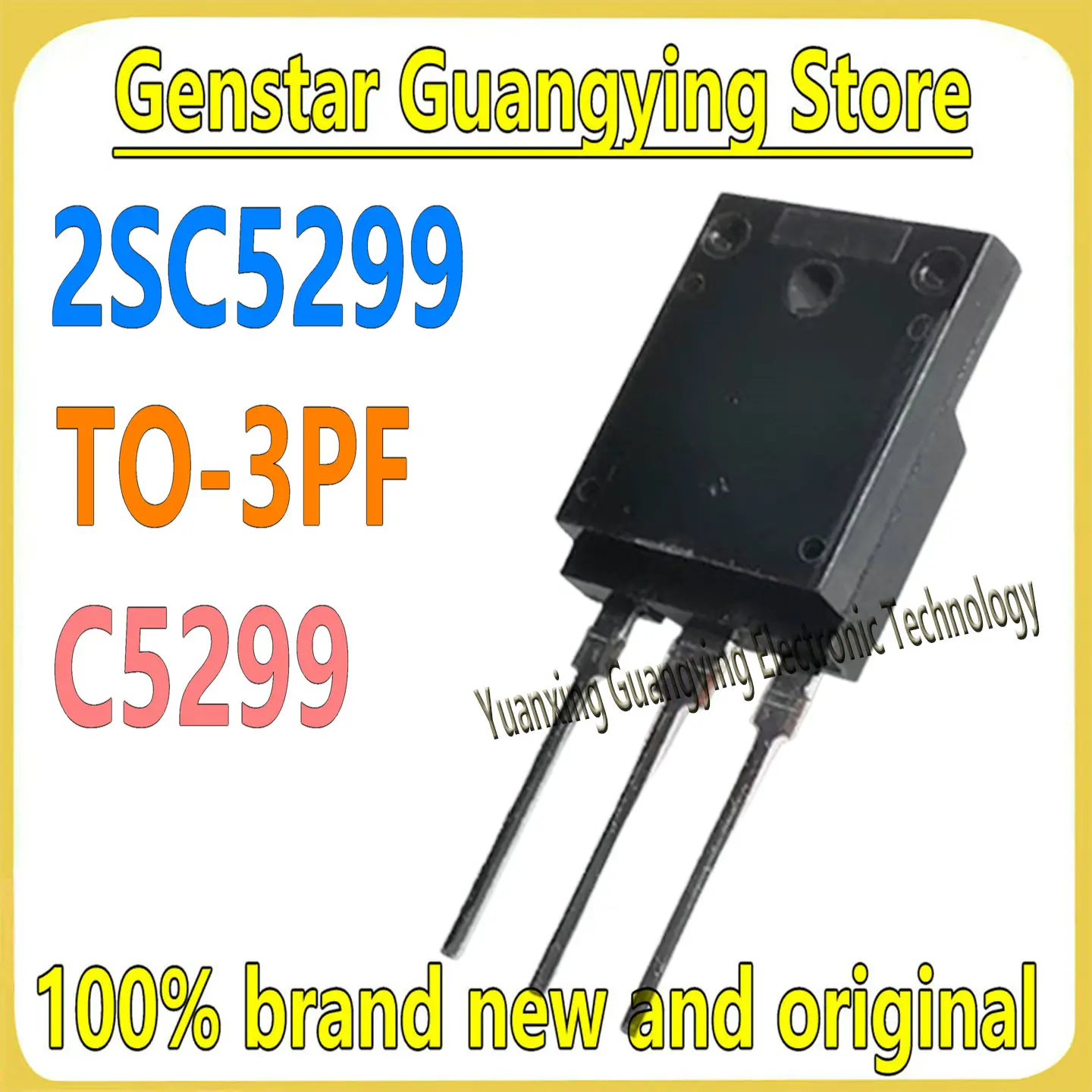 (2-10 pieces) 2SC5299 C5299 TO-3PF 1500V 10A High-Power Colour Television Horizontal Tube 100% Brand New