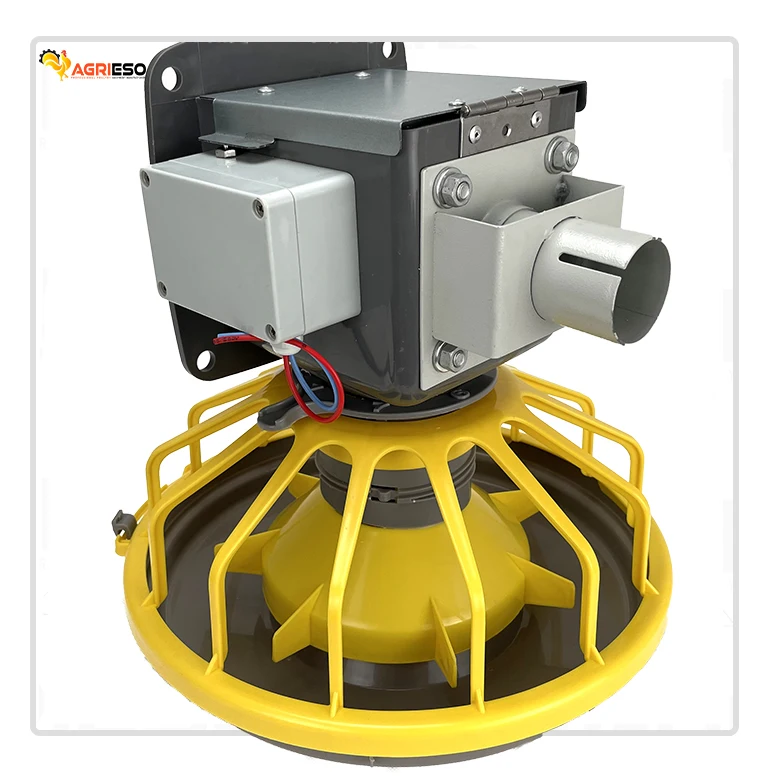 

Custom Best Price Automatic Poultry Farm Pan Feeding Line Broiler Pan Feeder With Extra Feed Sensor