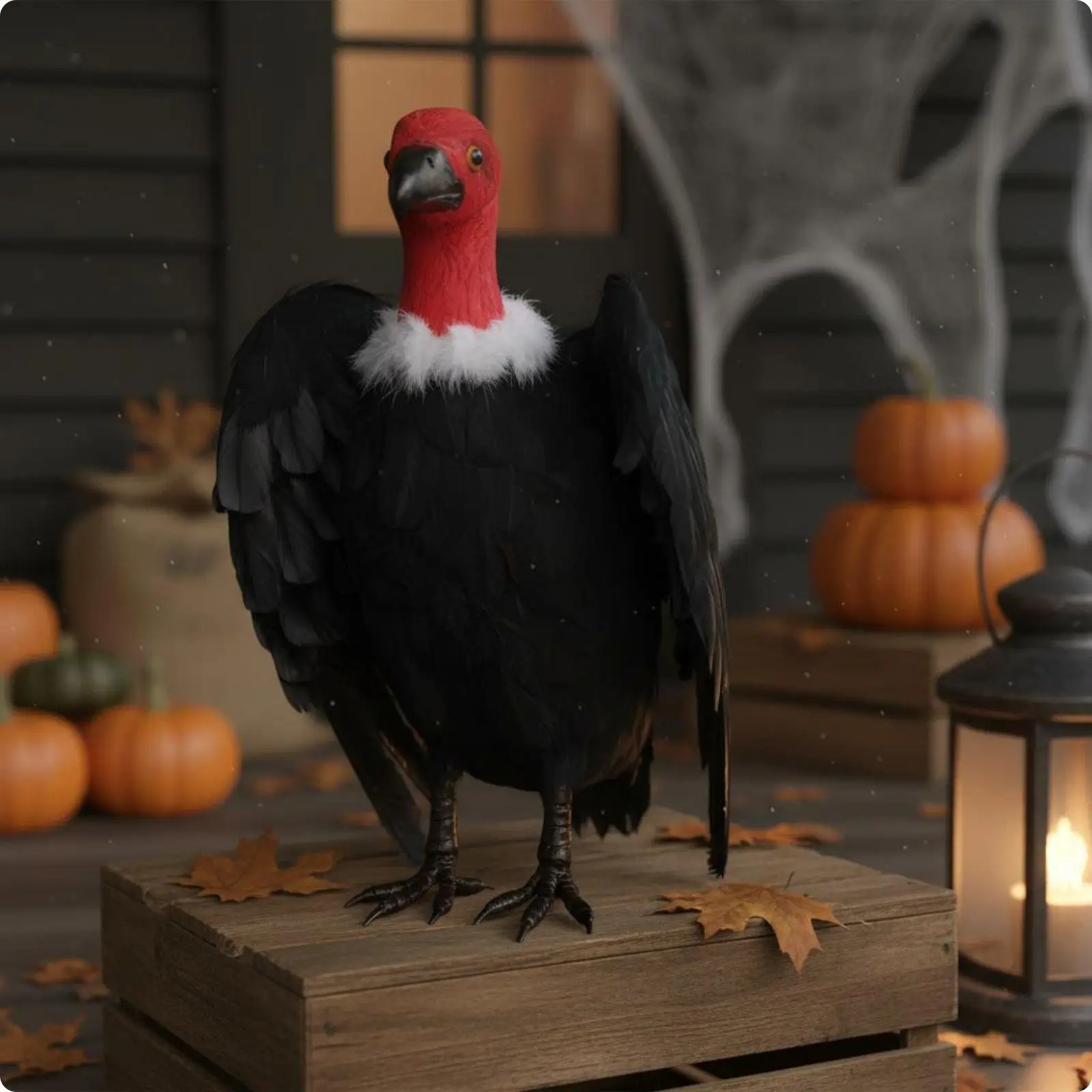 Vulture Figurine Collectible Realistic Avian Figure Model Gift Idea Flying