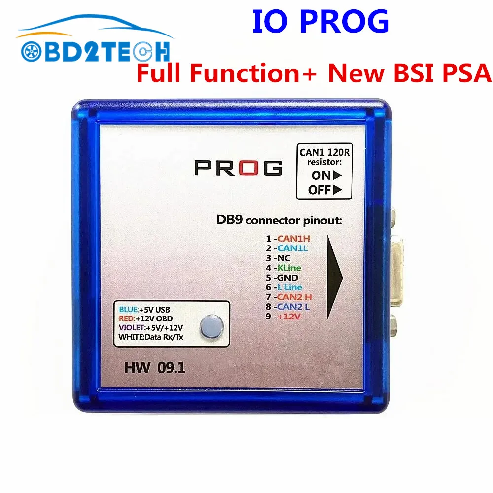 2025 New IO- PROG Full Version PSA IO Terminal IOPROG New license Added For Ford IO PROG Reading ECU Programmer For Opel/GM