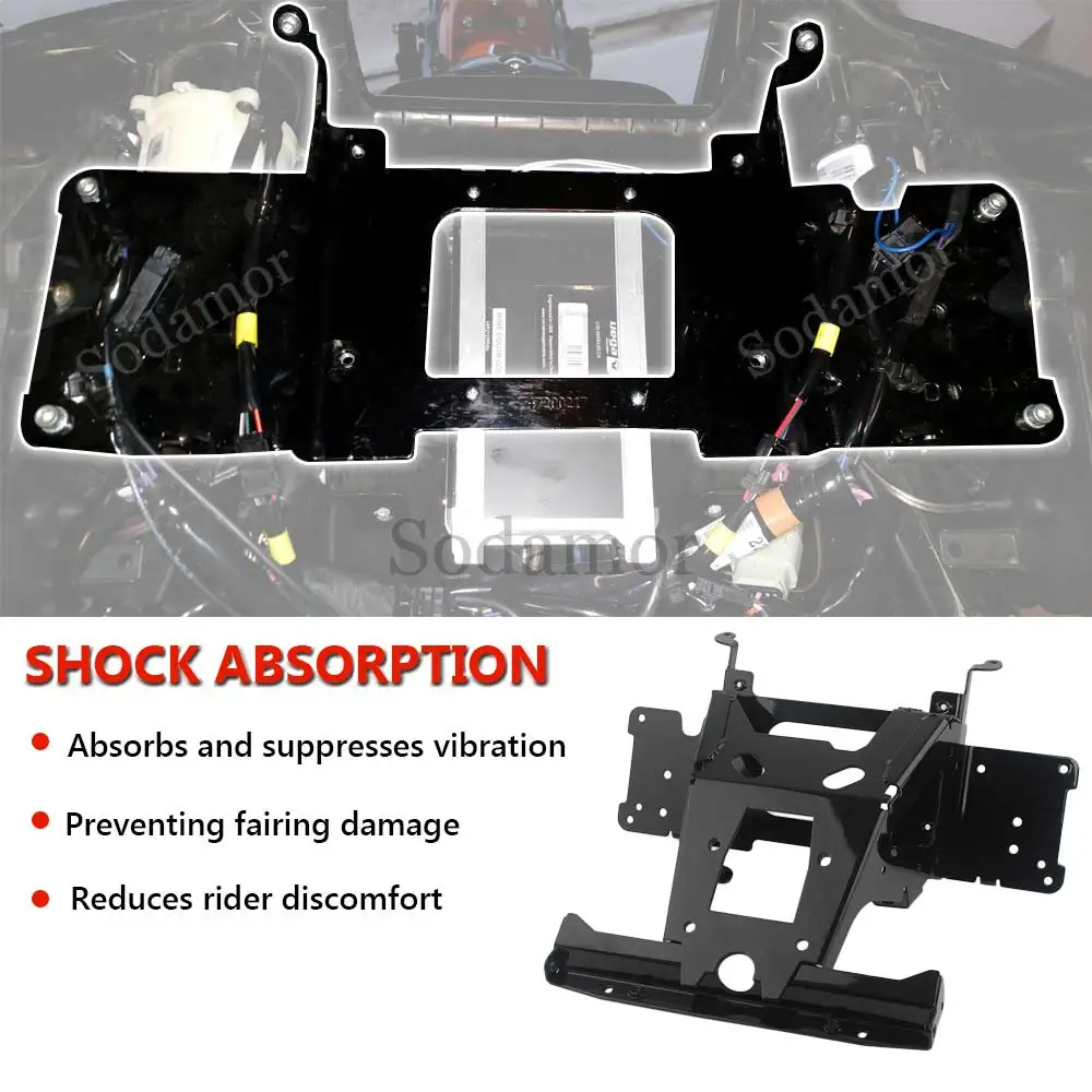 Motorcycle Inner Fairing Radio Mount Bracket For Harley Road Glide FLTRK CVO FLTRXS FLTRXSE Ultra FLTRU 2015-2024