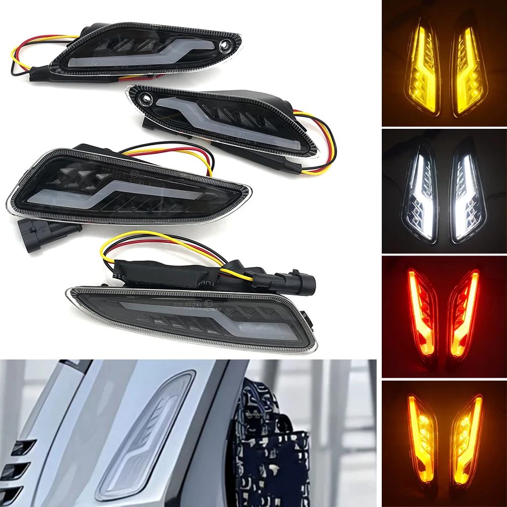

Motorcycle Front Rear Turn Signal Light Indicator Lamp Accessories For PIAGGIO Vespa Elettrica Sprint Primavera 50 125 150 2013