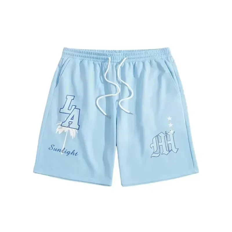 Shorts Comfortable Breathable Casual Men's Lightning Graphic Print Drawstring Summer Beach Hawaii Surfing Swim Trunks Y2k