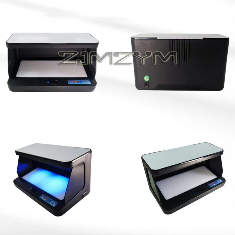 Portable Ultraviolet Purple Counterfeit Money Bill Detector Banknotes Cash Currency Desktop UV/WM/MG Money Checker billetes