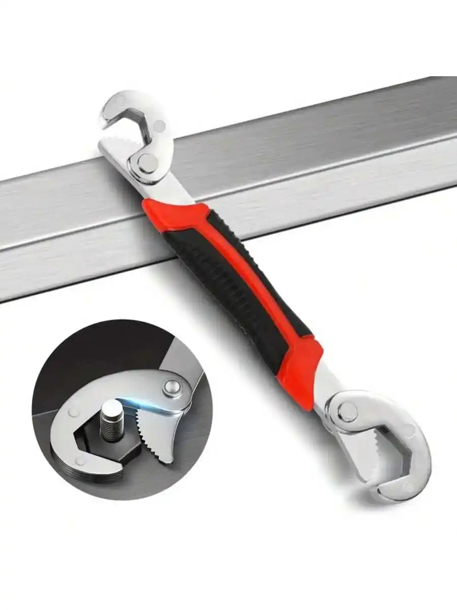 Universal Adjustable Wrench Tool, Multifunctional Double-Ended Pipe Wrench Plier, Indoor And Outdoor Repair Tool