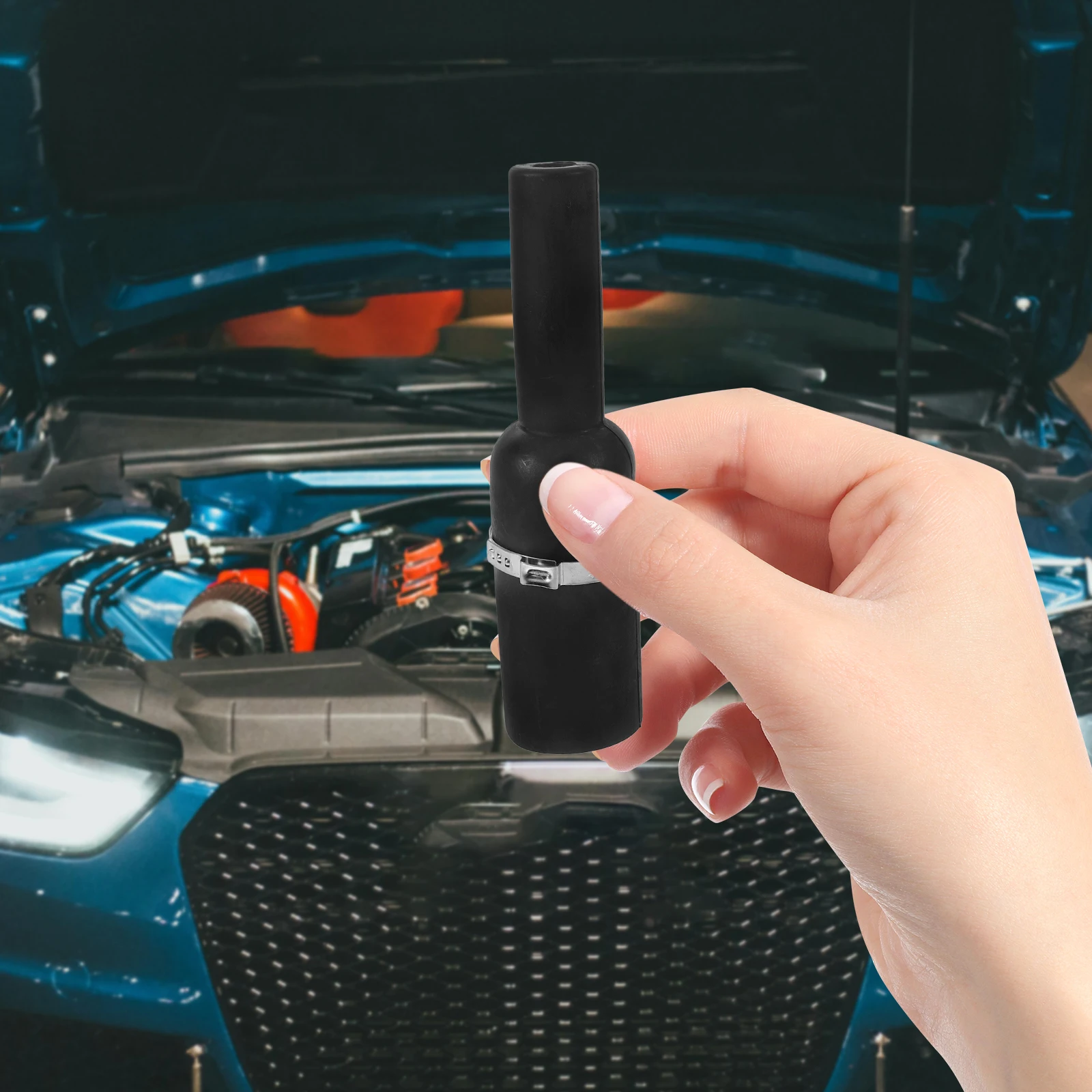 

Smoke Leak Automotive Evap Machine Tester Intake Adapter Fuel Leakage Drum Connection Engine System Silica Gel Smoke