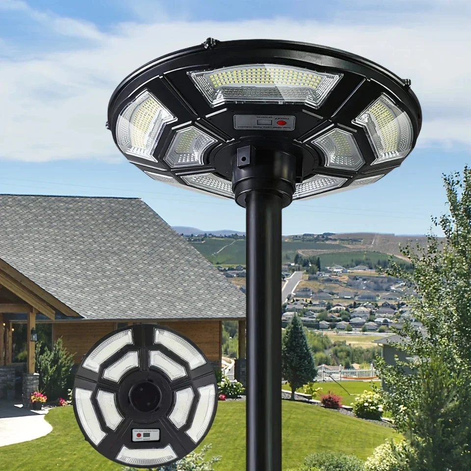 Solar Powered Outdoor Yard Light Solar Charging Courtyard light Automatic On/Off from Dawn to Dusk source With Motion Sensor