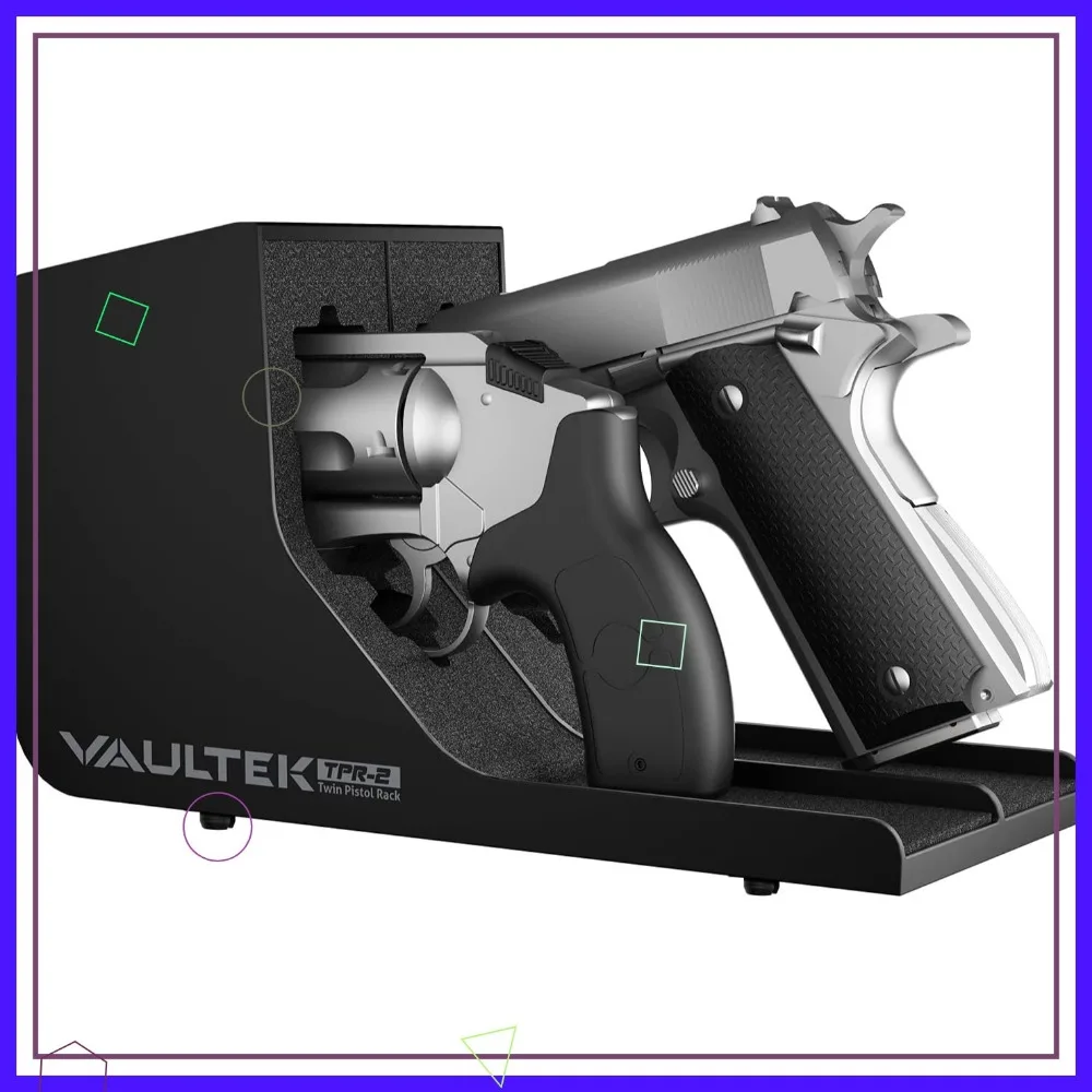 Modular Handgun Rack for Secure Pistol Storage with High-Density Foam Protection