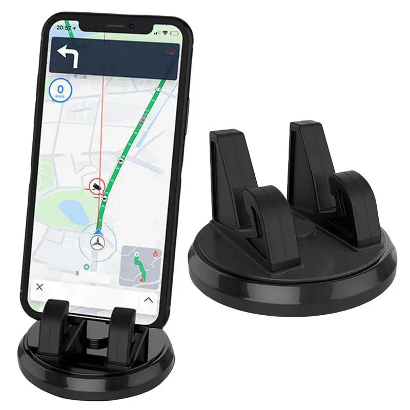 360 Degree Car Phone Holder Soft Silicone Anti Slip Mat Mobile Phone Mount Support Simple Useful Auto Mobile Phone GPS Stand