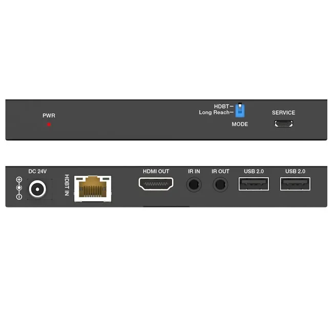 موسع HDMI HDBaseT بسرعة 18 جيجابت في الثانية حتى 150 مترًا مع إشارة تحكم IR ثنائية الاتجاه USB 2.0 وUSB KVM Signa يدعم POC #5