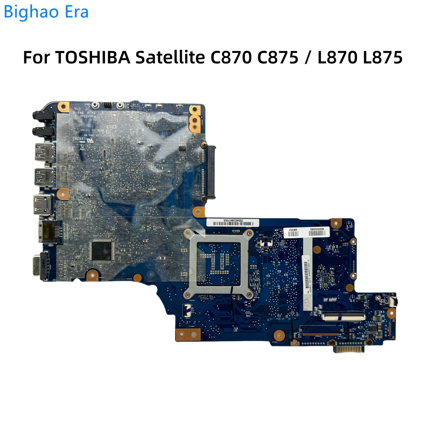 For TOSHIBA Satellite C870 C875 L870 L875 Laptop Motherboard With SLJ8E HM76 PLF/PLR/CSF/CSR PLF/PLR/CSF/CSR UMA MB H000043480