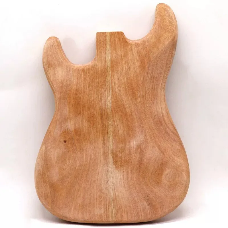 ST Style Unfinished Electric Guitar Body Blank DIY Guitar Shell For Custom Electric Guitar Modification
