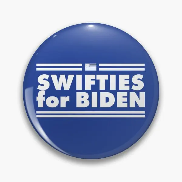 Swifties For Biden White  Soft Button Pin Collar Badge Fashion Clothes Gift Women Decor Cute Metal Jewelry Funny Hat Brooch