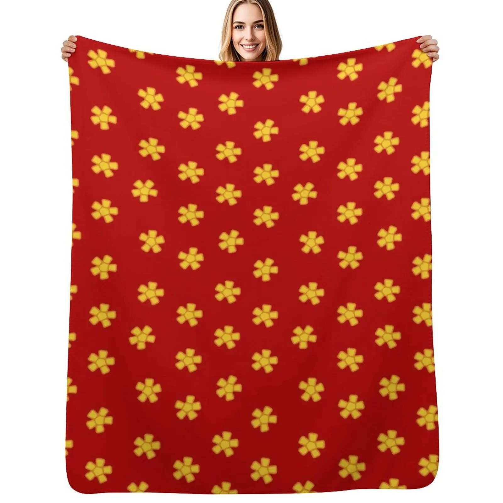 Sunshine on Red Earth Throw Blanket Faux Fur Soft Warm Blanket for Bed