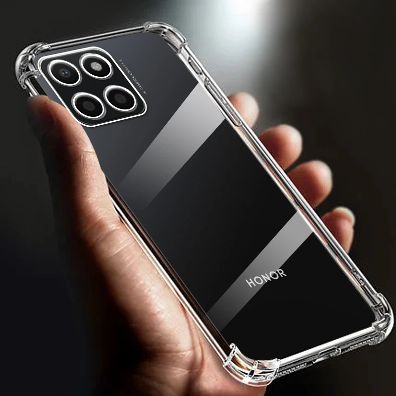 

Thickened Airbag Shockproof Clear Soft 6.5" Phone Case For Huawei Honor X6 case 4G Transparent Back Cover VNE-LX1 Funda cases