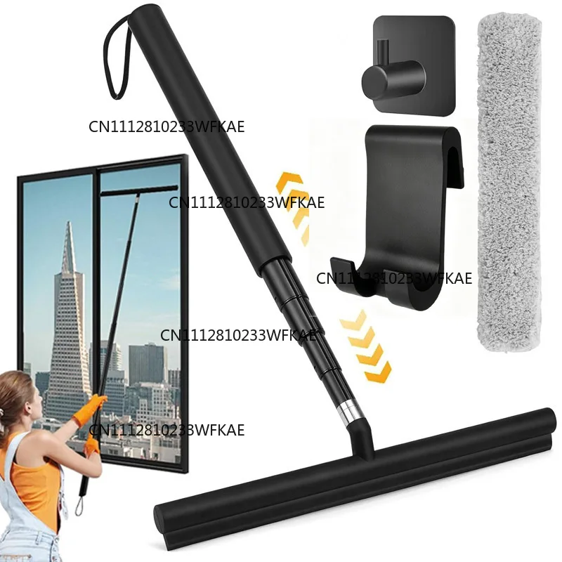 Retractable silicone wiper glass scraper bathroom glass cleaner special glass scraper for cleaning
