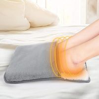 Old Man Washable Winter Warm Car Plush Home Electric Heating Pad Foot Warming Mat Foot Warmer USB Charging