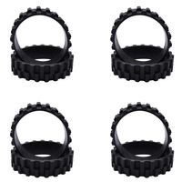 X17A 2025 NEW-8PCS Wheel Tires For Xiaomi Mijia 1C/2C/3C S5 Series/T6/T7 Robot Vacuum Cleaner Wheels Anti-Slip Replacement Parts