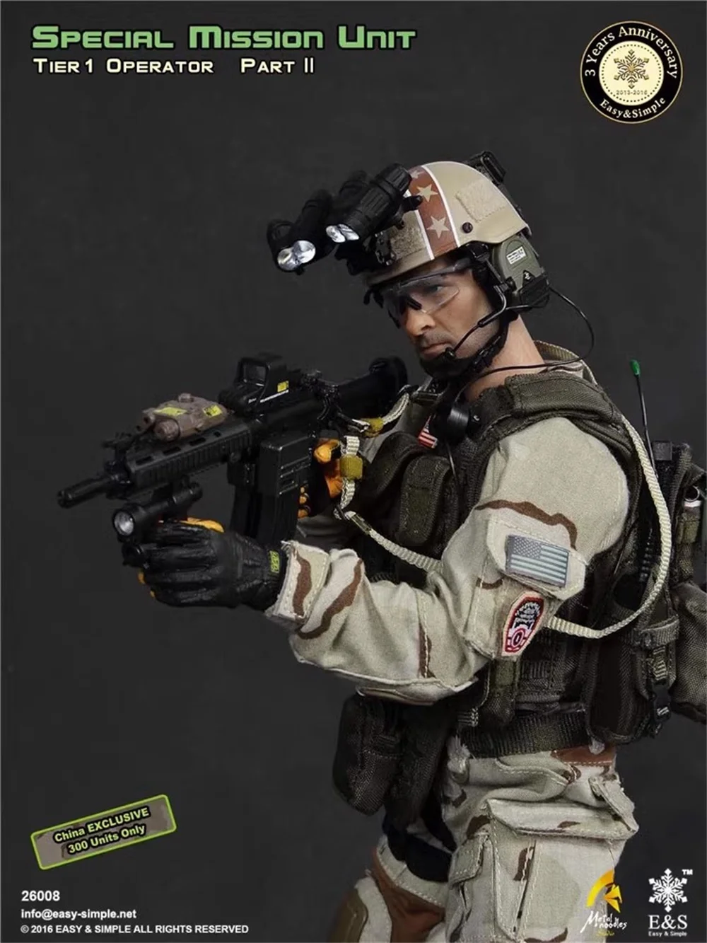 1/6 Easy&Simple Easy&Simple ES 26008 SMU 3th Anniversary Private Operation Soldier Version B Full Set Moveable Action Figure