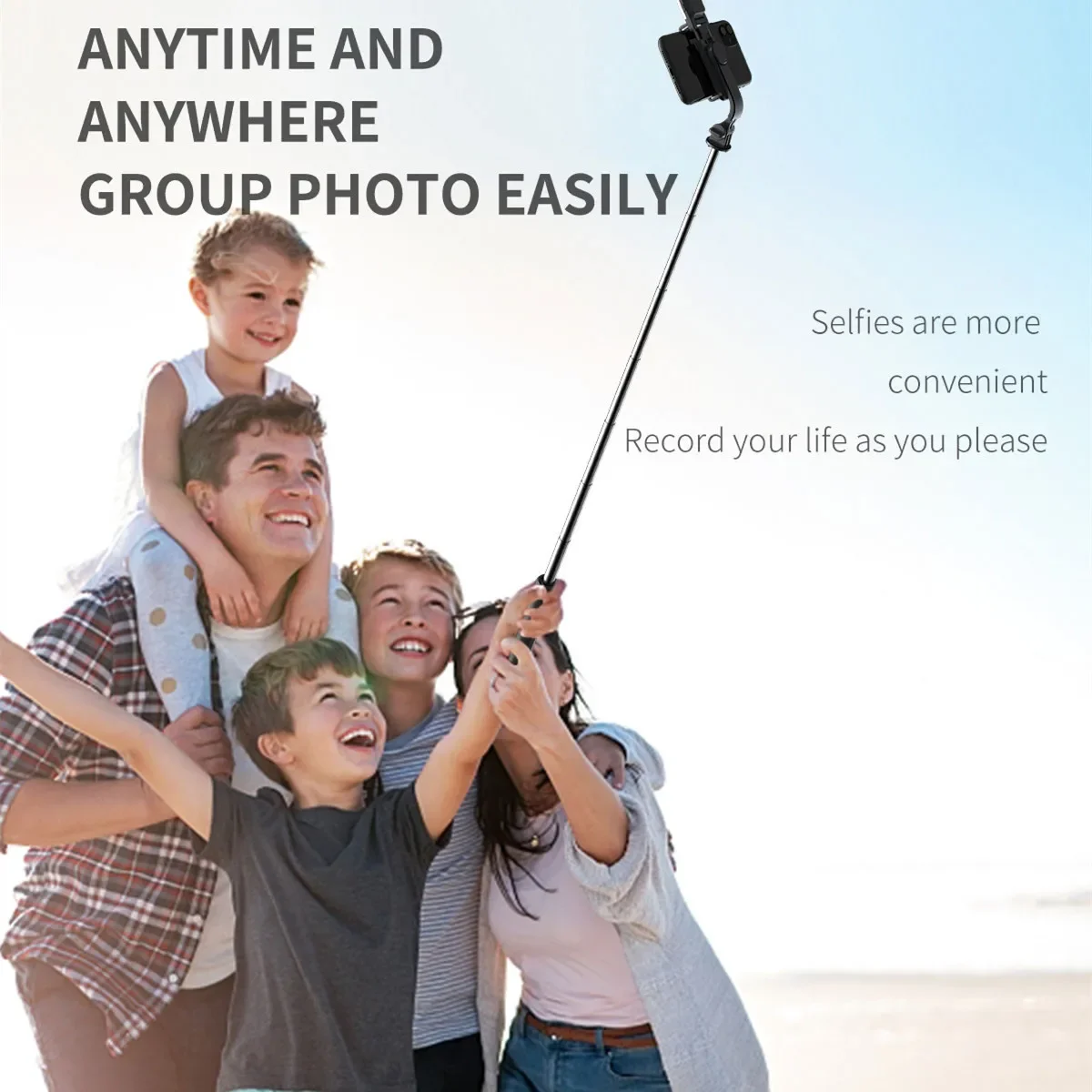 COOL die Q02S nouveau trépied sans fil bluetooth selfie stick trépied pliable monopode avec lumière de remplissage obturateur bluetooth pour Smartphone