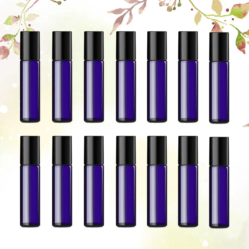 24 قطعة 5 مللي زجاجة لفة على عبوة فرعية للزيوت العطرية زجاجة متينة مانعة للتسرب قابلة لإعادة الملء #3