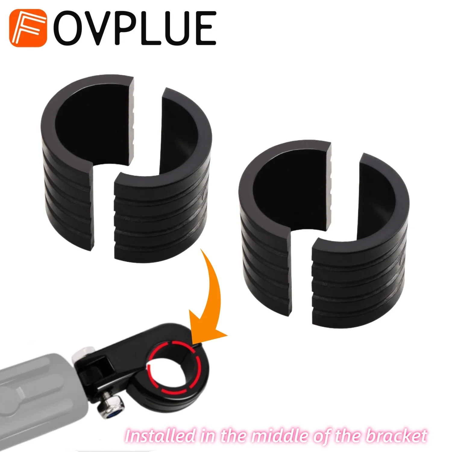 1 Zoll 25mm Universal Motorrad Highway Fußrasten Halterung ABS Abstandshalter Buchsen für Harley Honda Yamaha Kawasaki Suzuki Motorschutz