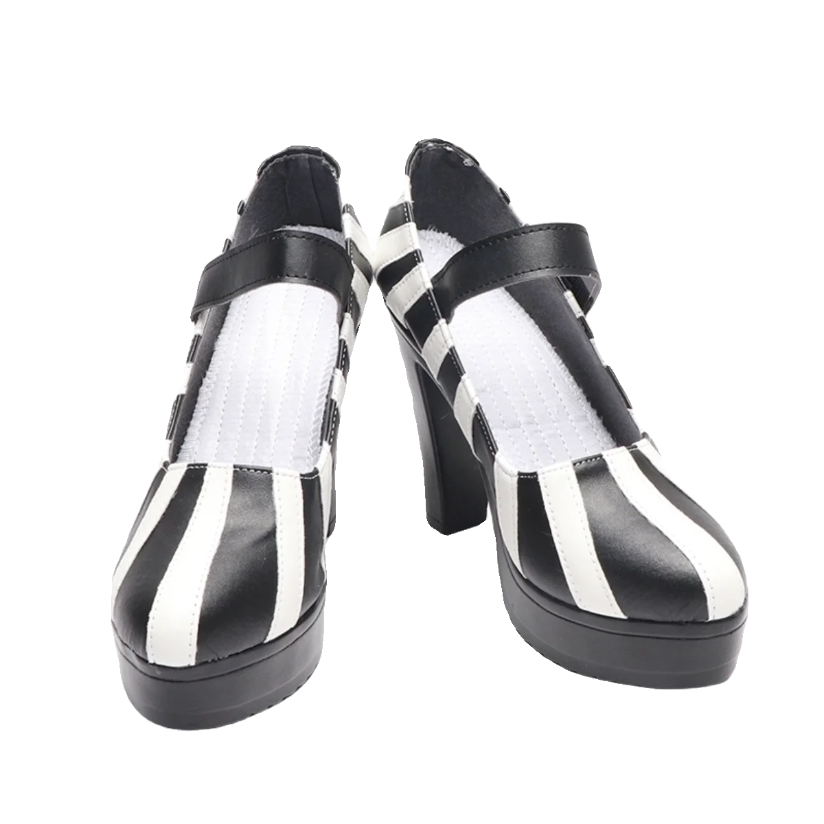 애니메이션 몬스터 하이 프랭키 스타인 코스프레 신발 역할 놀이 부츠 할로윈 카니발 파티 부츠 여성용