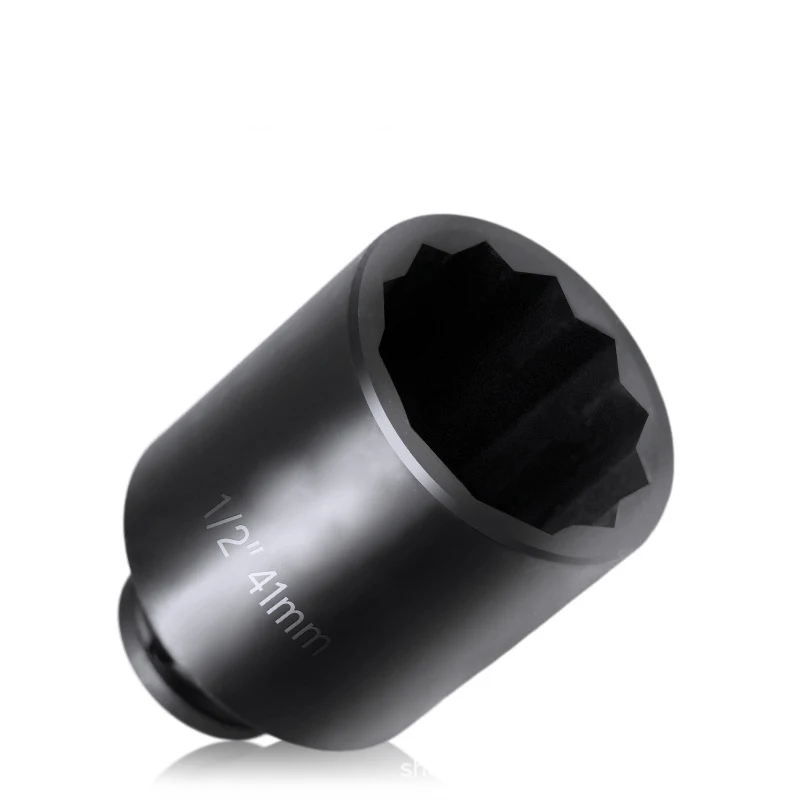 1pcs 78mm Length 1/2' drive 12 point PT metric Torx Socket Ratchet wrench adapter 28mm to 41mm 12 Angles Plum Blossom Sleeve