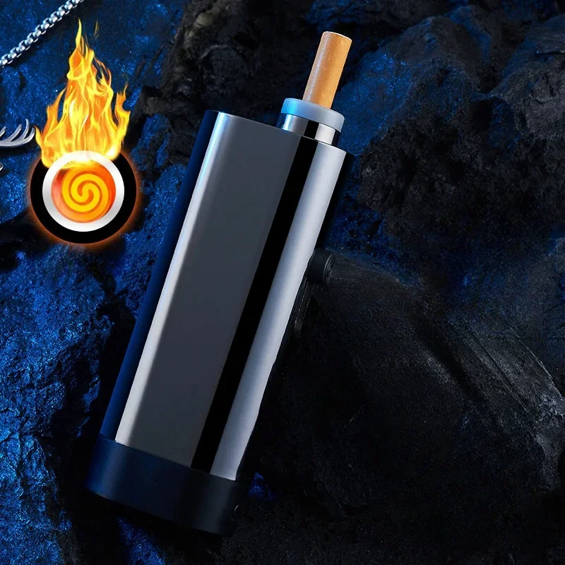 Portable Car Ashtray One Key Tungsten Wire Ignition USB Lighter Outdoor Smoking Cannot Drop Ash Electric Lighters Smoking Gifts