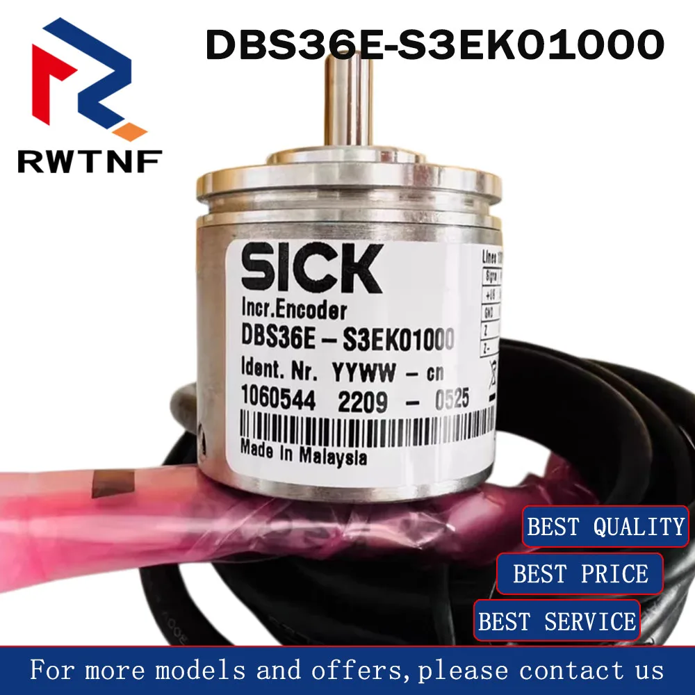 Brand New Genuine DBS36E-S3EK01000 SICK Solid shaft encoder automation equipment sensor Order No. 1060544, warehouse stock