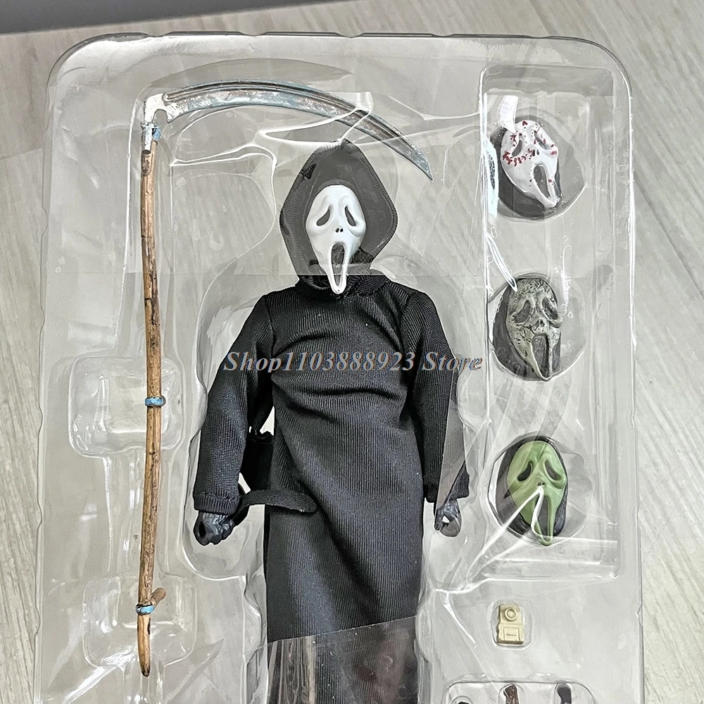أنيمي GhostFace الشكل Neca الرعب شبح نون عمل أرقام اللعب دمية لحفلة الهالوين هدية الكريسماس